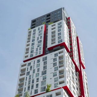 Blues Modern House in Town